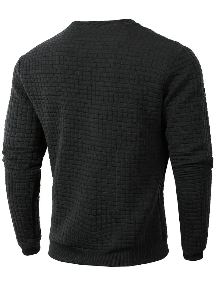 Beckham - Bohemian Plaid Long Sleeve Sweater