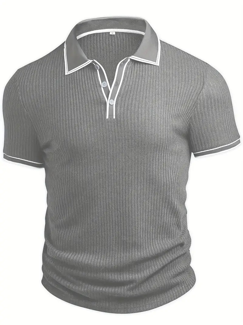 Orestis - Elegant Short Sleeve Polo Shirt