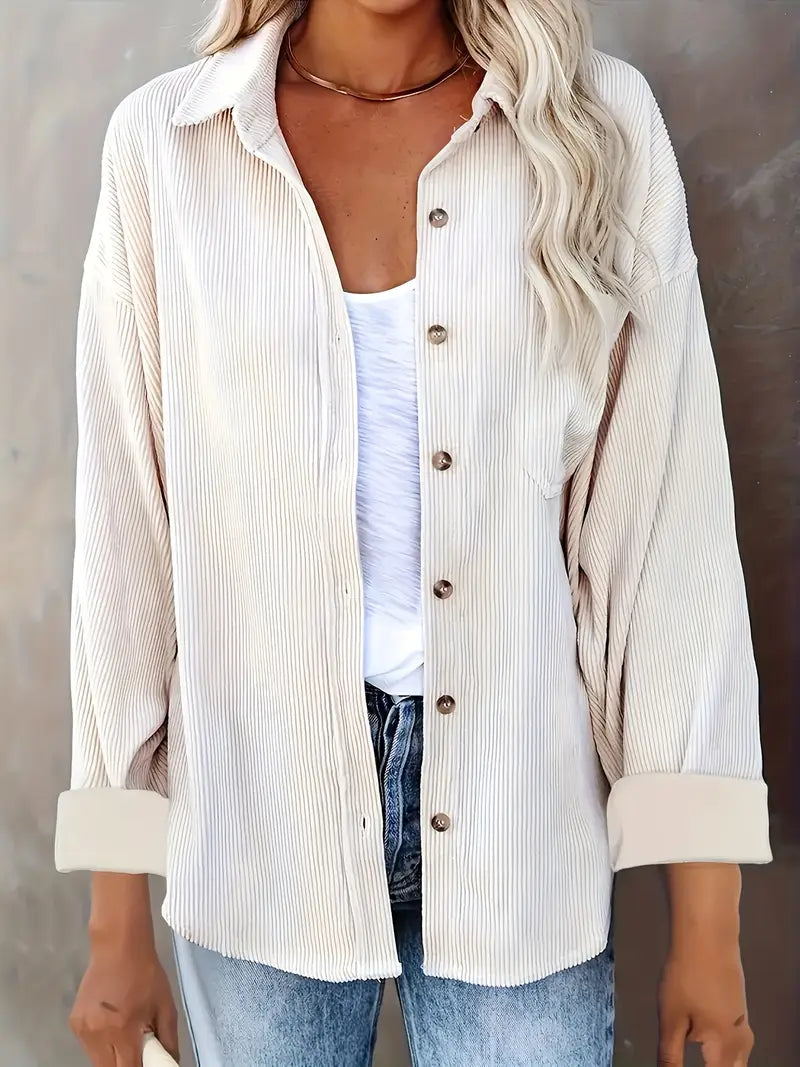 Irmela - Long Sleeve Button Shirt