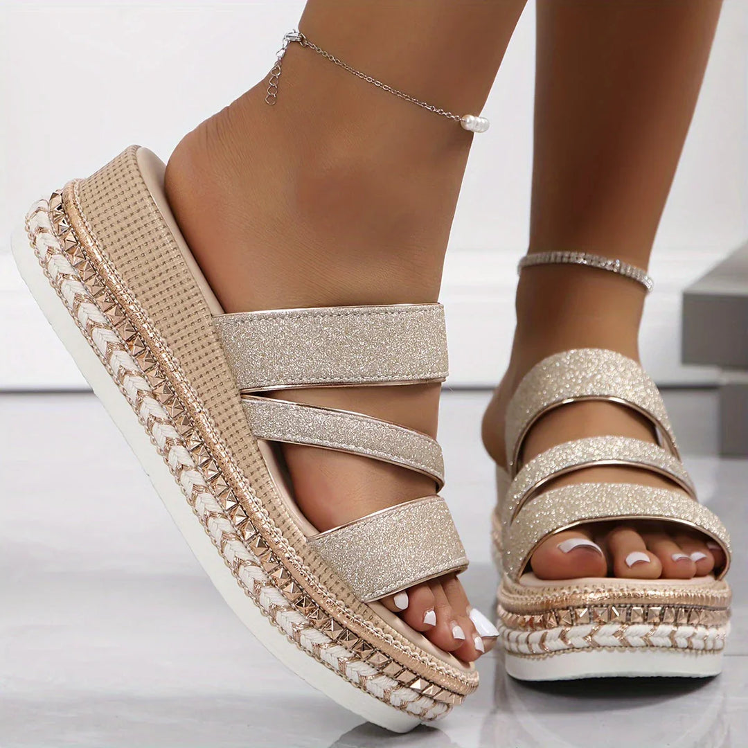 Oksana - Comfortable High Heel Sandal