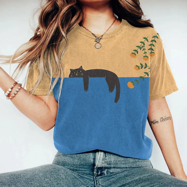 Nitsa - Elegant Spring T Shirt With Print