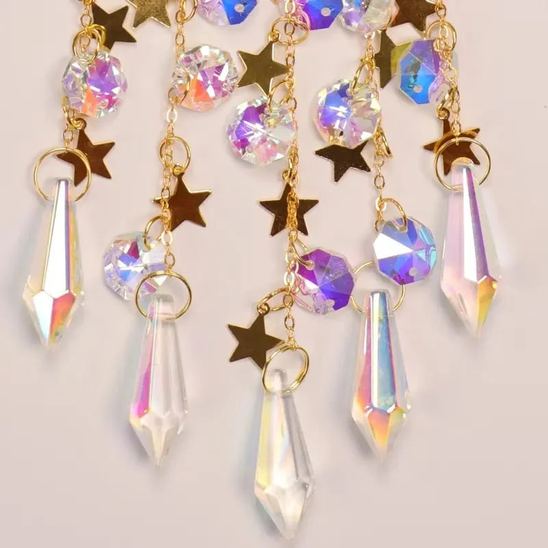 Glowcraft - Sun And Moon Pendant Crystal Light Ornaments