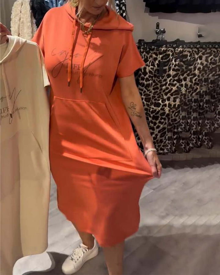 Nadia - Elegant Dress With Hood