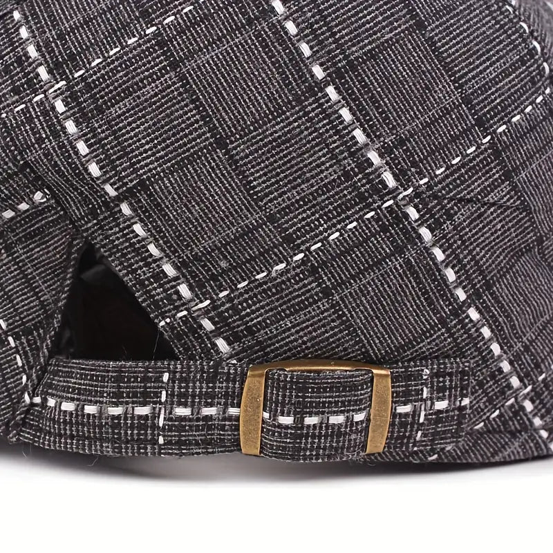 Checklyn - Stylish Check Pattern Beanie Hat
