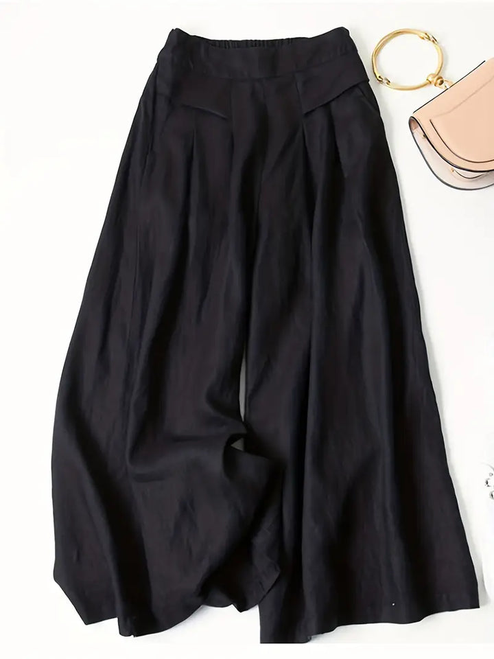Anina - Linen Wide Leg Pant