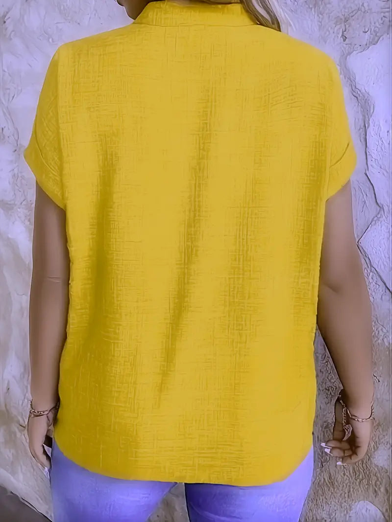 Rosabelle - Casual V Neck Blouse
