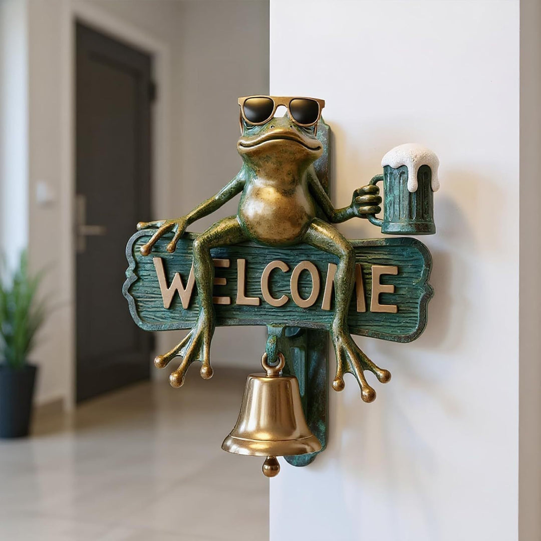 ToadTapper - Chilled Frog Welcome Door Bell