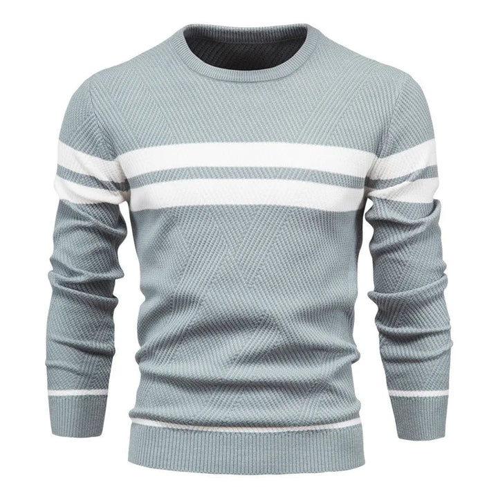 Fawzi - Warm Long Sleeve Patchwork Sweaters