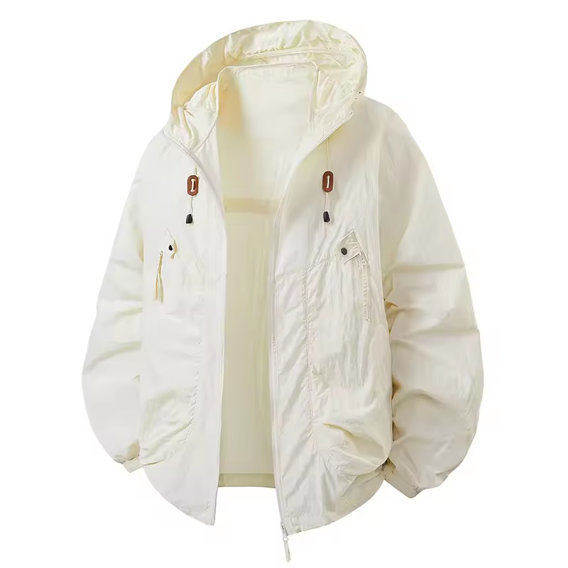 Vrenda - Long Sleeve Hooded Jacket With Pocket