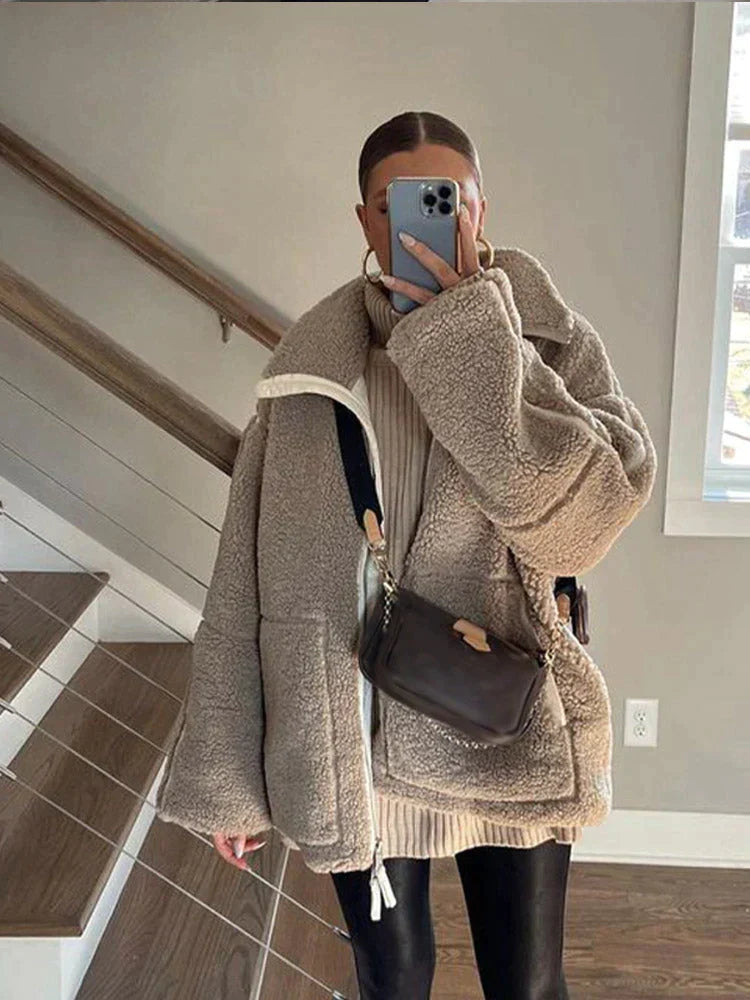 Tatjanka - Long Sleeve Lambs Wool Jacket
