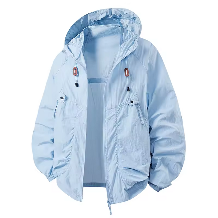 Vrenda - Long Sleeve Hooded Jacket With Pocket