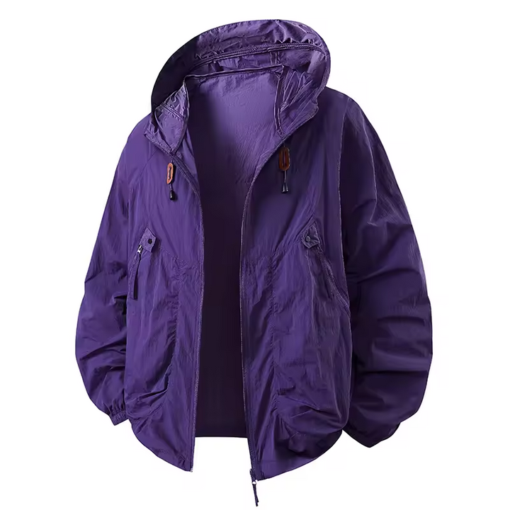 Vrenda - Long Sleeve Hooded Jacket With Pocket