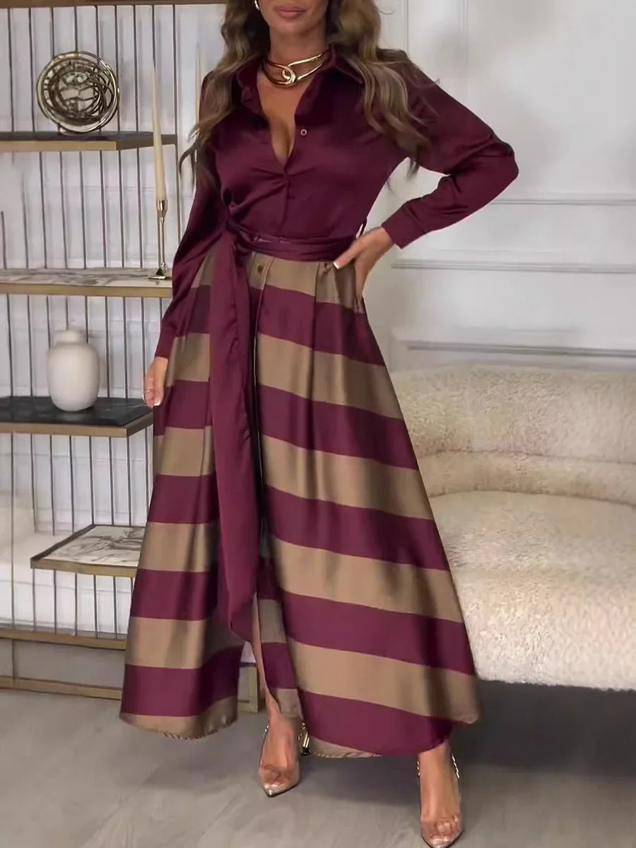 Vandana - Striped Maxi Dress