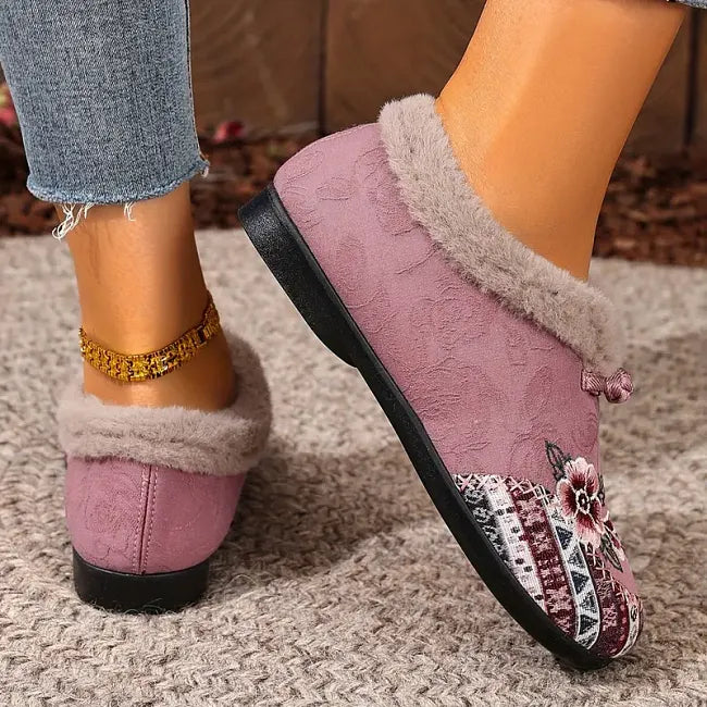 Anneisoria - Faux Fur Comfortable Shoes