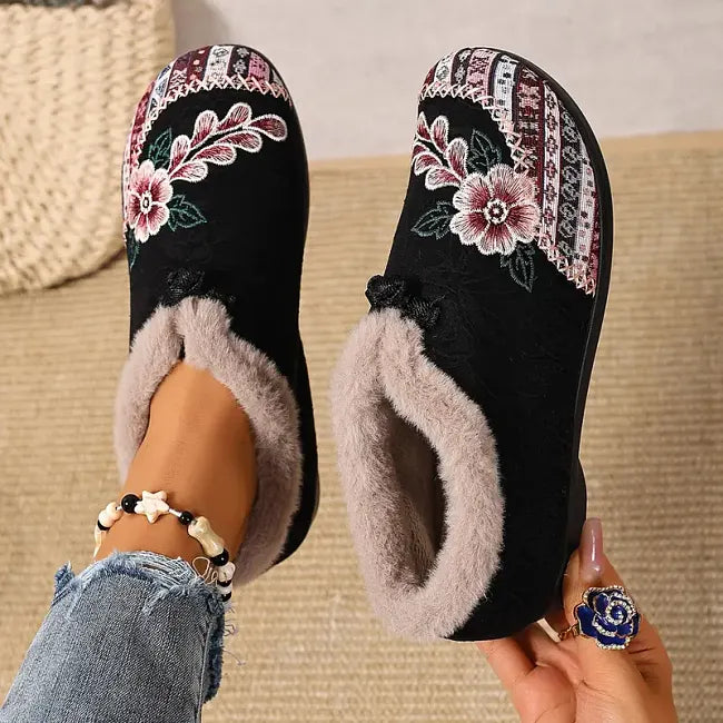 Anneisoria - Faux Fur Comfortable Shoes