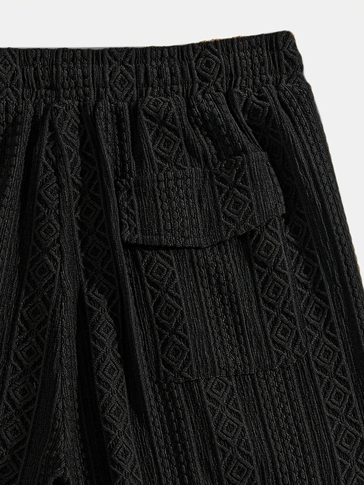 Andrew - Adjustable Drawstring Waist Shorts