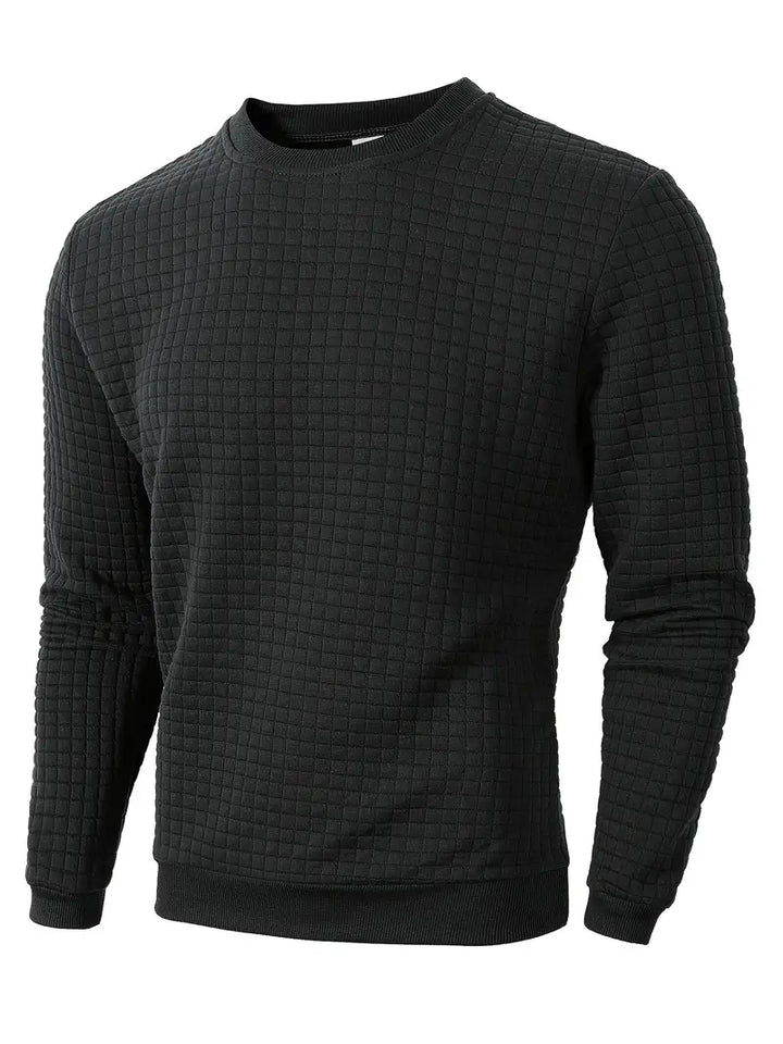 Beckham - Bohemian Plaid Long Sleeve Sweater