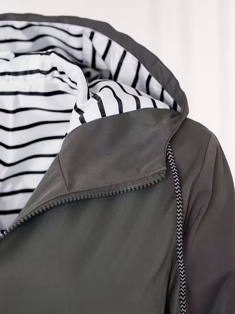 Ilianoula - Hooded Jacket With Pockets