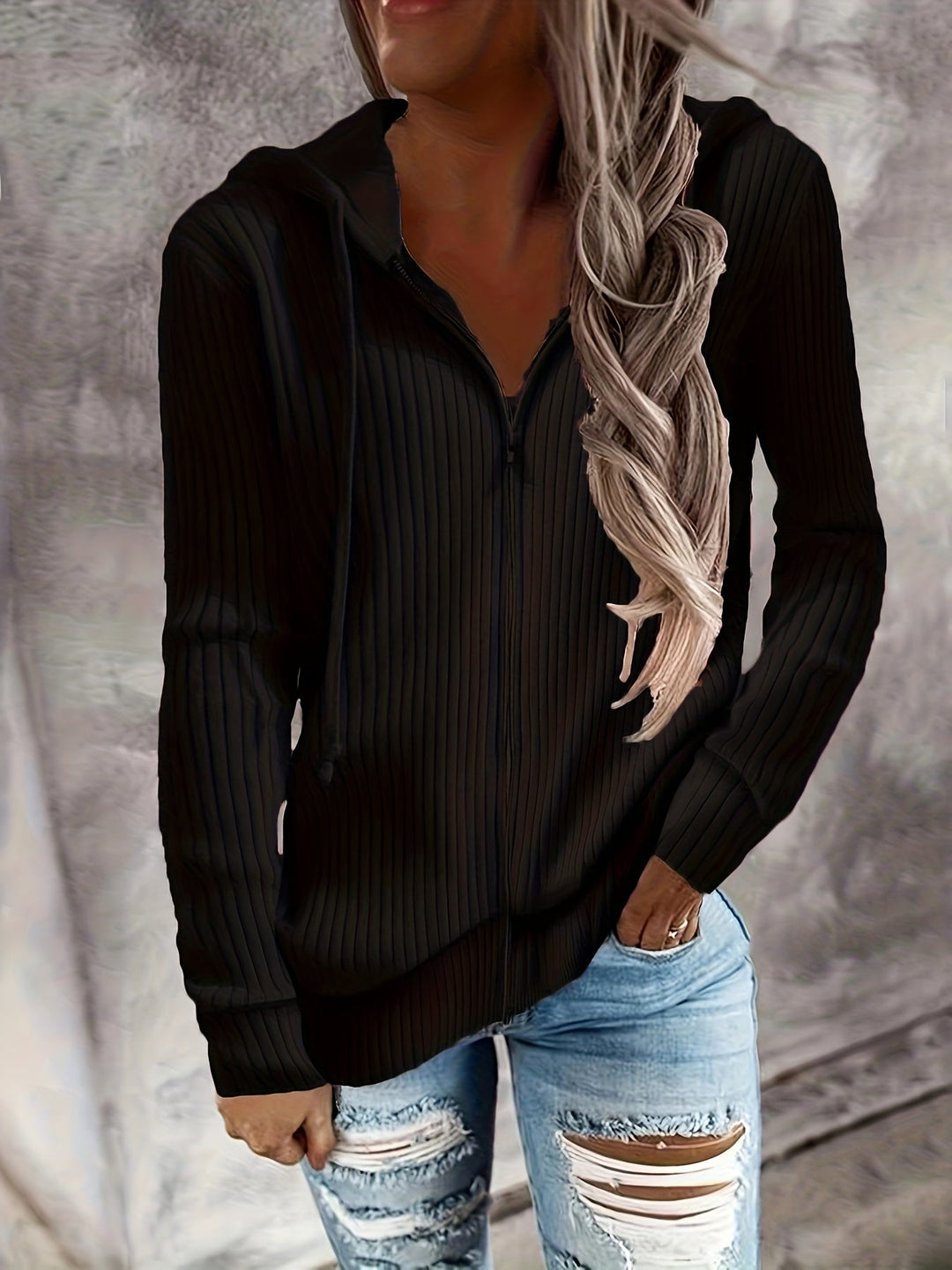 Nysa - Casual Long Sleeve Hoodie
