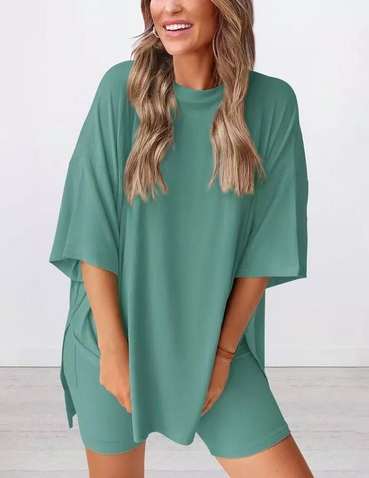 Rikke - Short Sleeve Two Piece Set