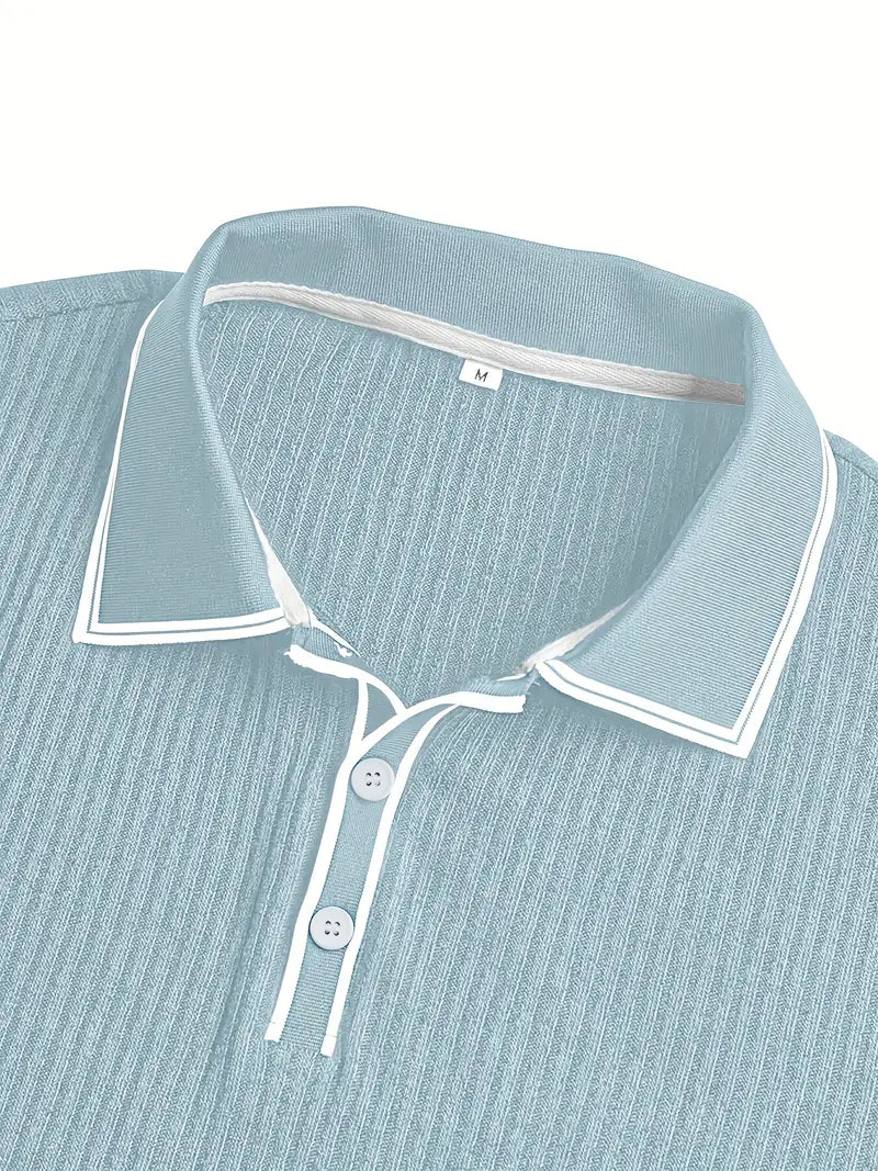 Orestis - Elegant Short Sleeve Polo Shirt