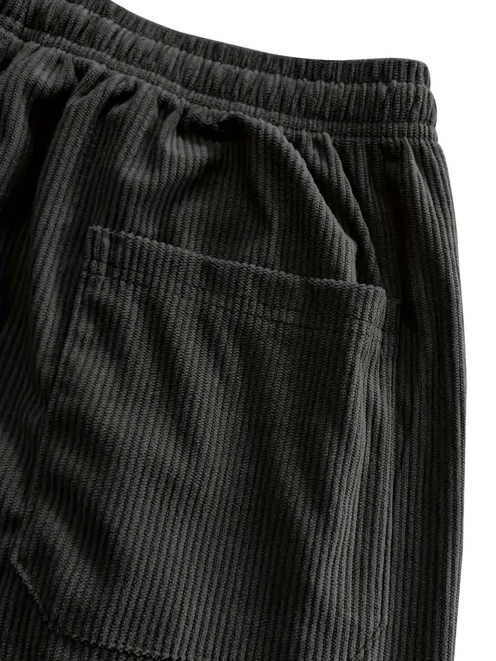 Asher - Straight Leg Pants With Drawstring Waist