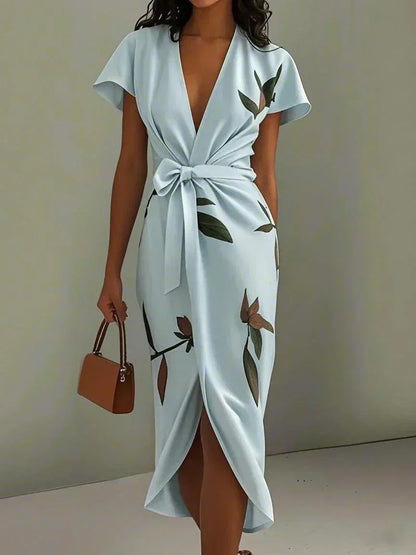 Beverly - Elegant White Satin Dress