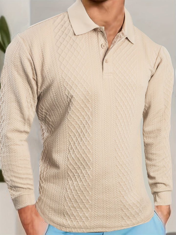 Liranda - Knitted Long Sleeve Shirt With Button