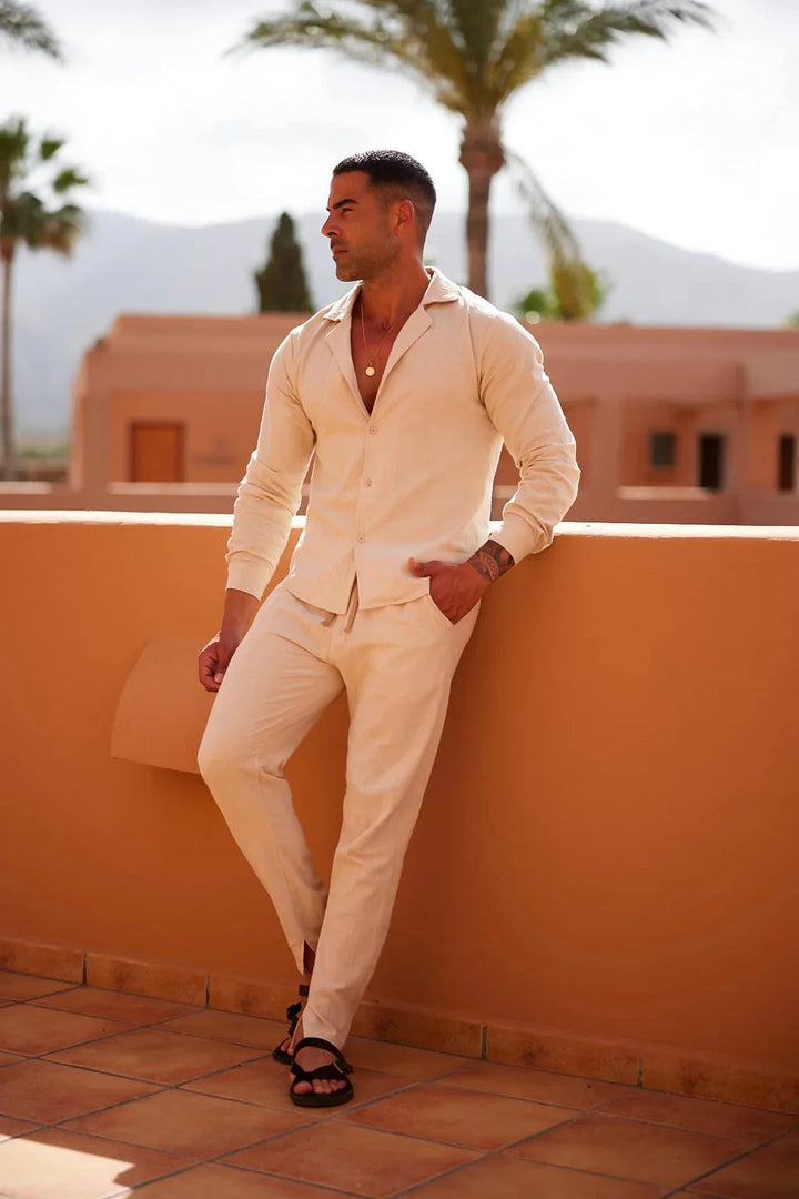 Donato - Casual Long Sleeve Two Piece Set