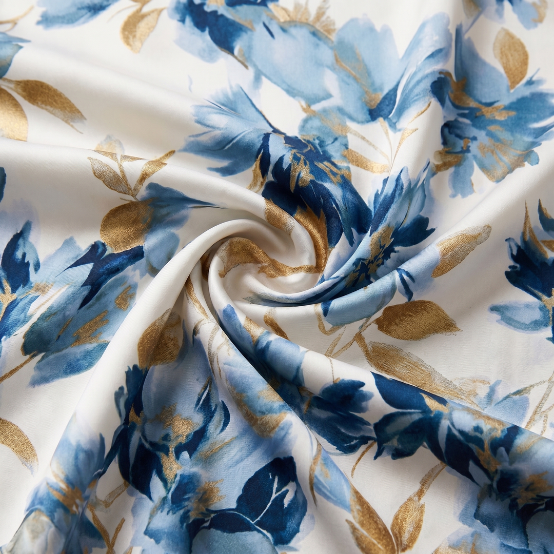 Elinza - Floral Midi Wrap Dress