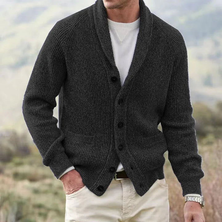 Amelelle - Long Sleeve Button-Up Cardigan