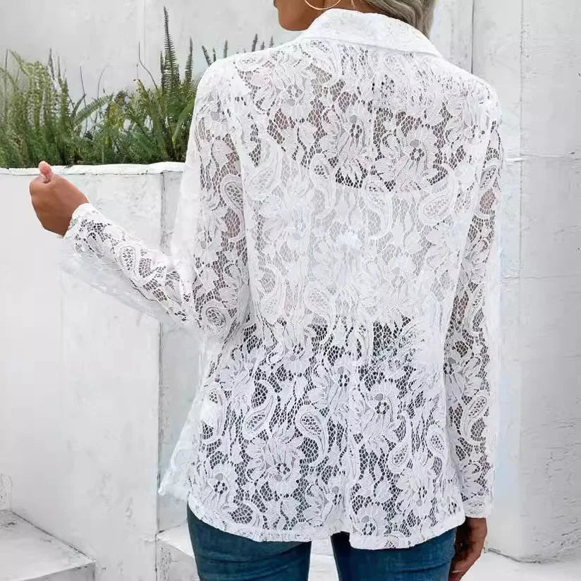Naemi - Elegant Lace Blazer