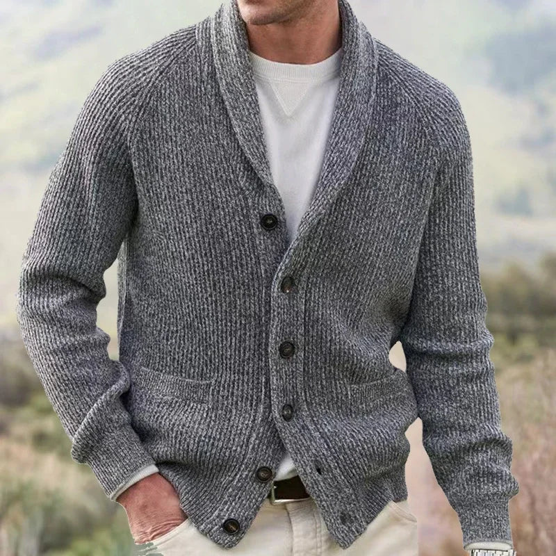 Amelelle - Long Sleeve Button-Up Cardigan