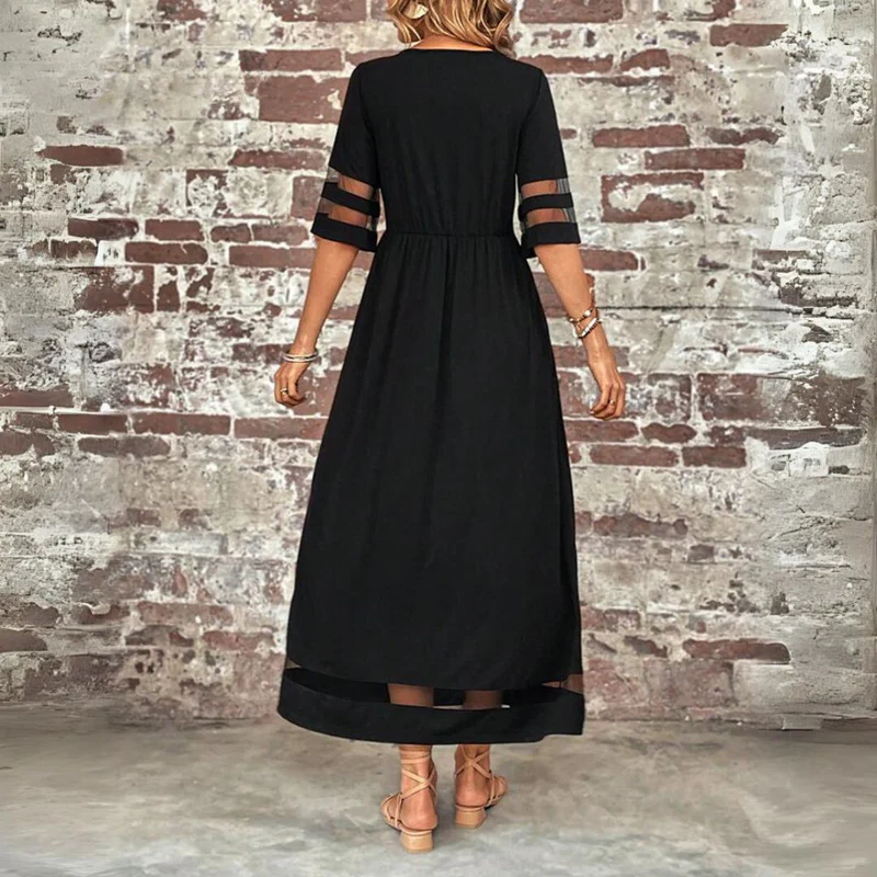 Dayena - Elegant Tummy Coverage Dress