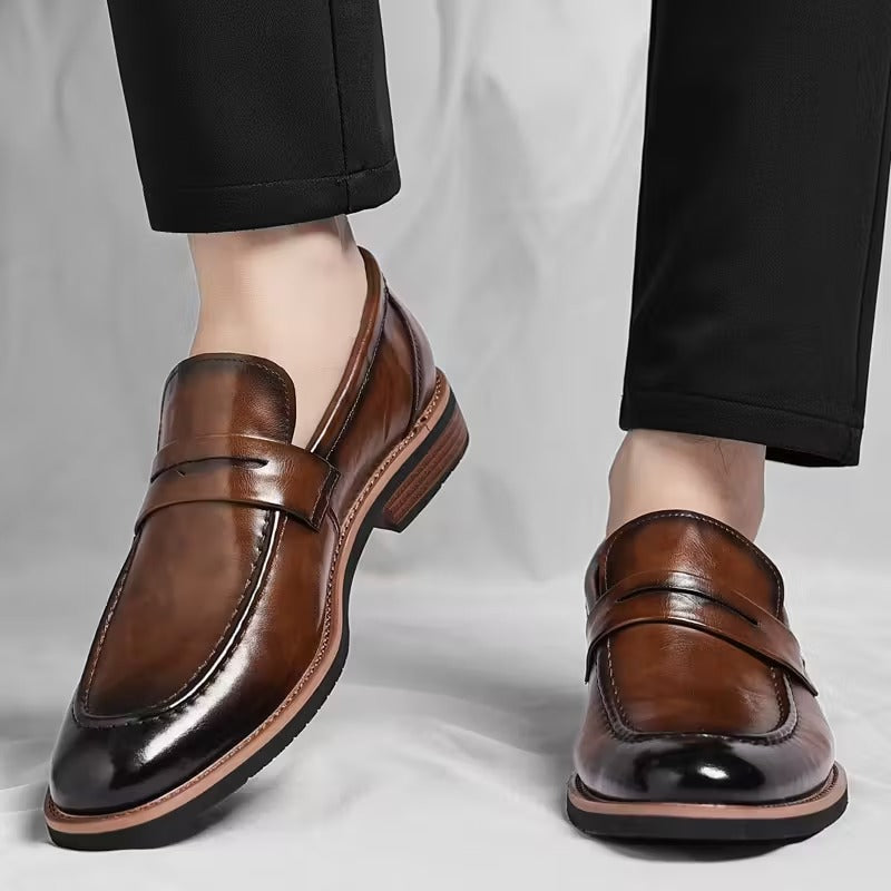 Rayan - Orthopedic Non-Slip Leather Shoes