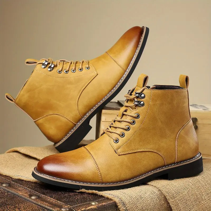 Sjaak - Leather Orthopedic Boots