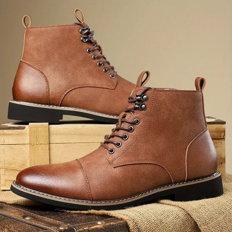 Sjaak - Leather Orthopedic Boots