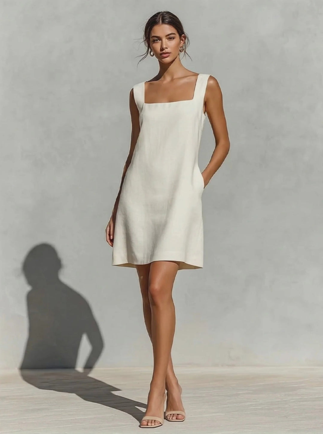 Loren - Sleeveless A Line Mini Dress