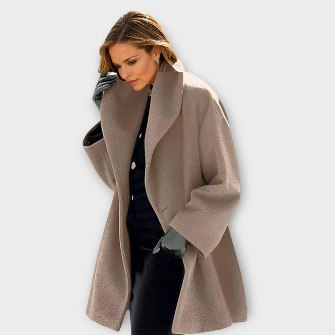 Elodie – Luxury Wool Windbreaker Coat