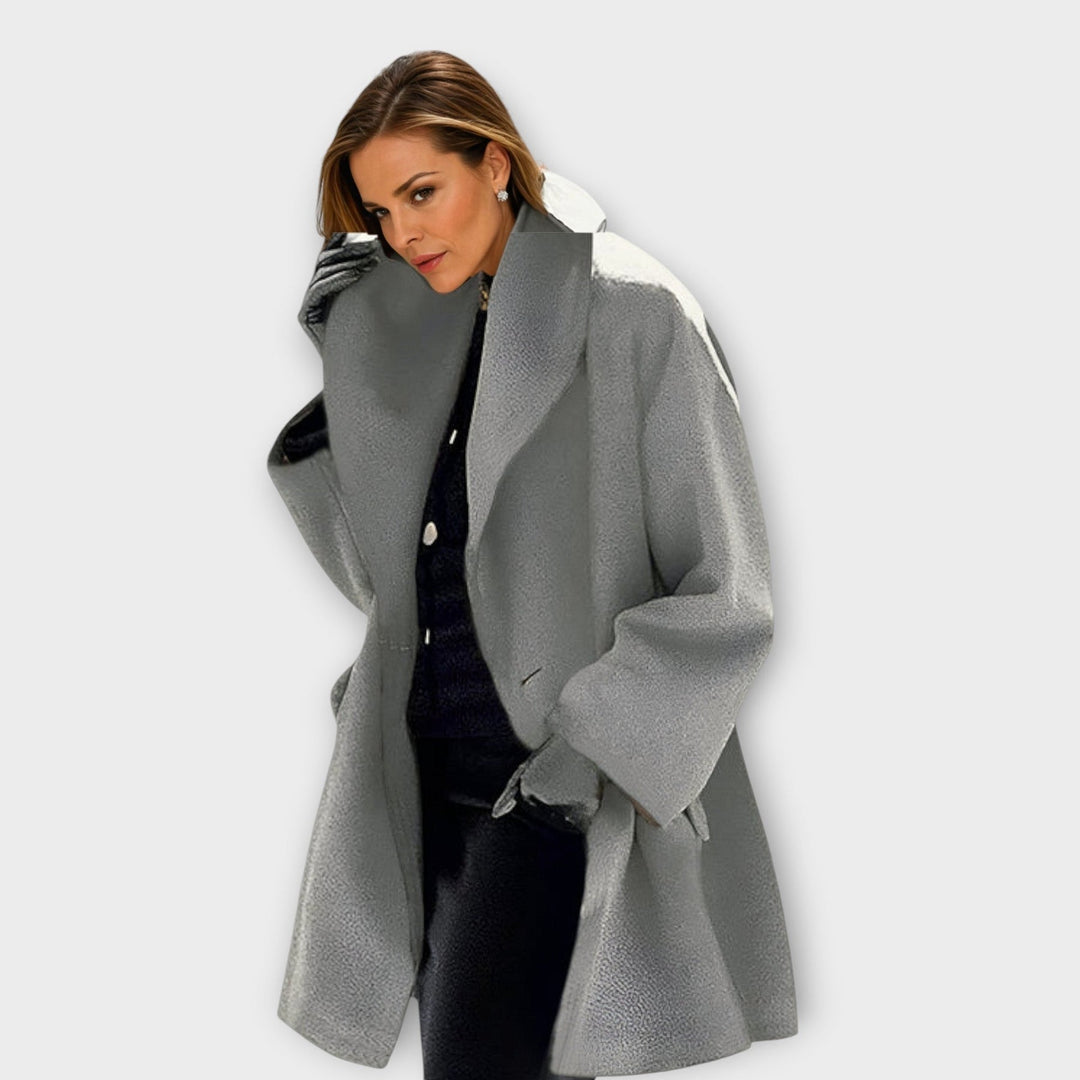 Elodie – Luxury Wool Windbreaker Coat