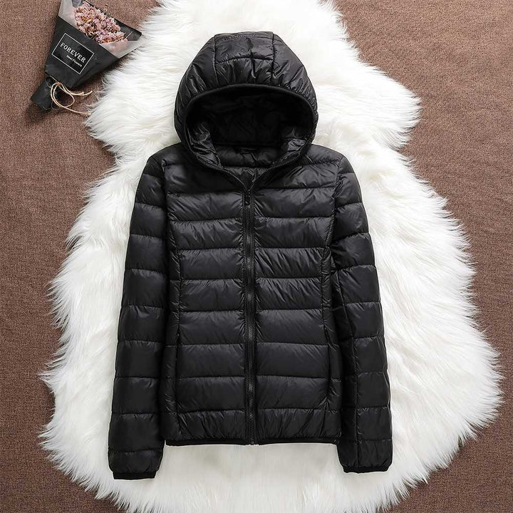 Manuela – Waterproof Jacket With White Duck Feathers