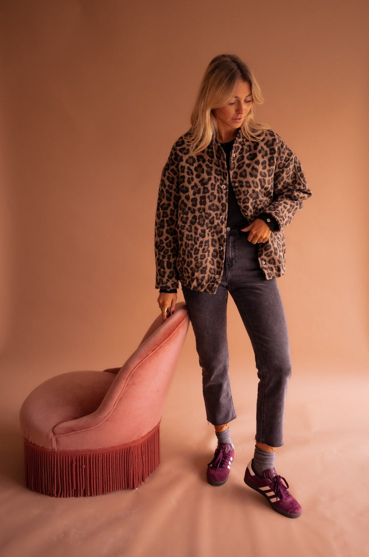 Leana - Breathable Leopard Print Jacket