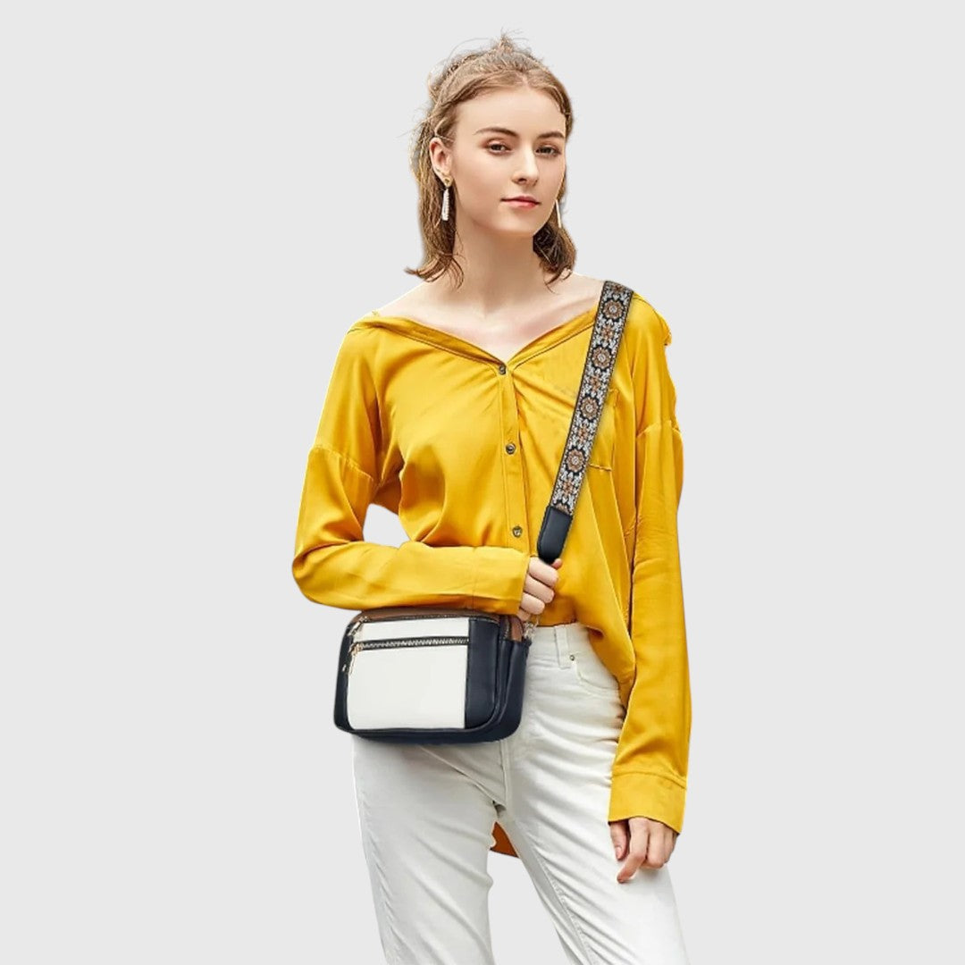 Sharena - Floral Strap Shoulder Bag