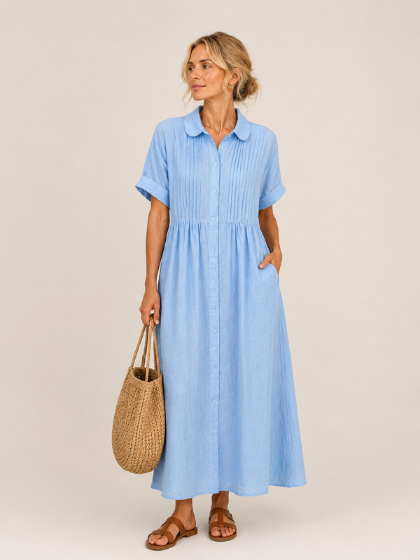 Anjali - Summer Shirt Middi Dress