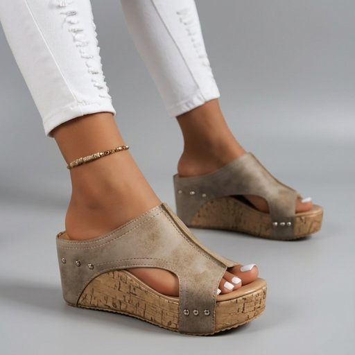 Layen - Platform Wedge Sandals