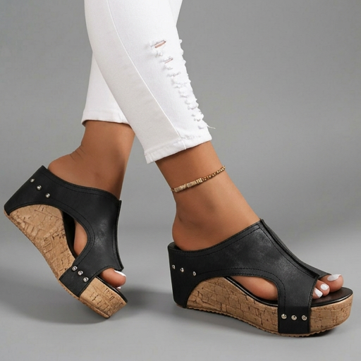 Layen - Platform Wedge Sandals