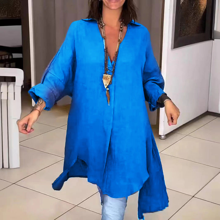 Rozalina - Stylish V-Neck Shirt