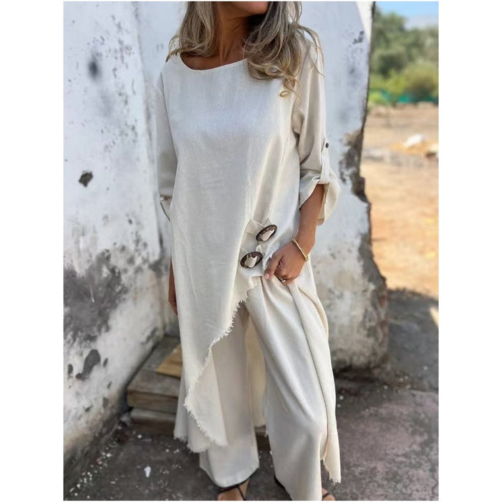 Tilda - Round Neck Two Piece Set