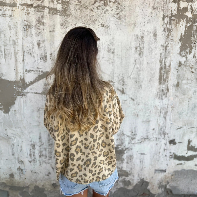 Leely - Printed Shirt With Collar And Long Sleeves