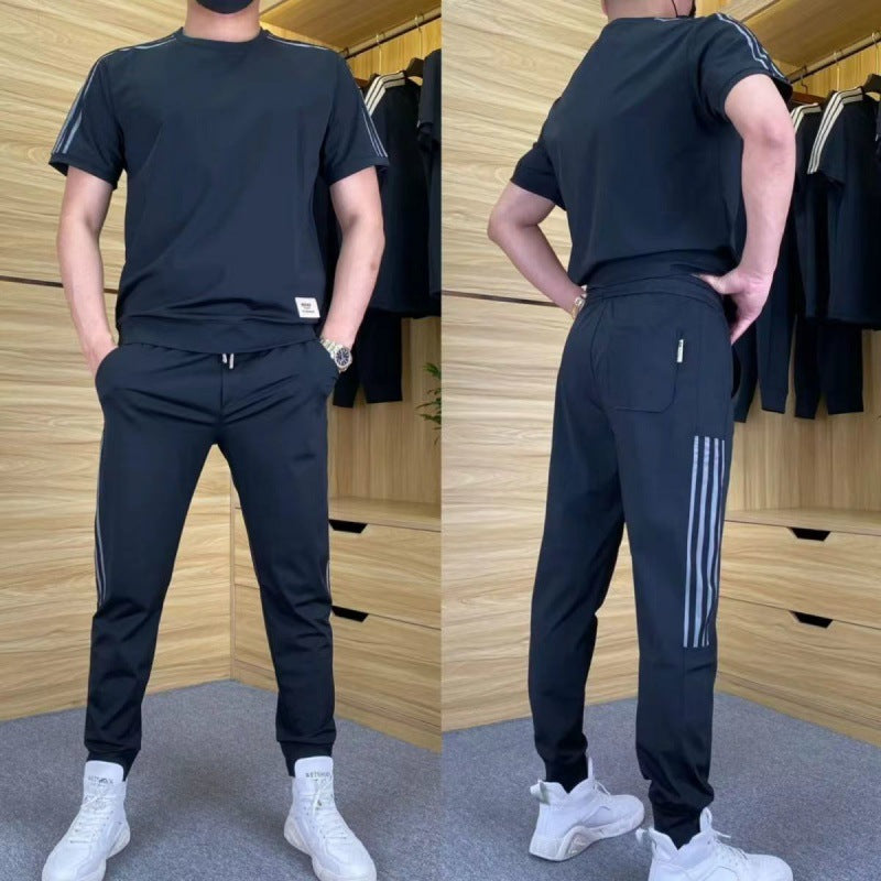 Sam - Short Shirt Sleeve Two Piece Set